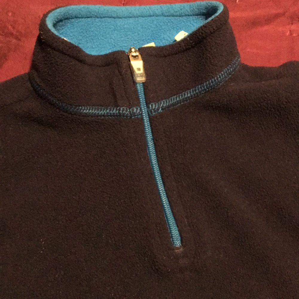 L.L. Bean Fleece Pullover 6-12 mo - Picture 2 of 3